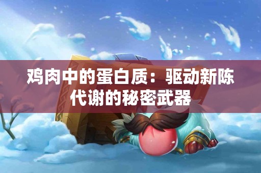 鸡肉中的蛋白质：驱动新陈代谢的秘密武器