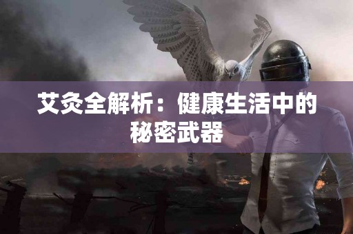 艾灸全解析：健康生活中的秘密武器