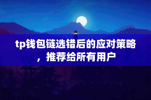 tp钱包链选错后的应对策略，推荐给所有用户