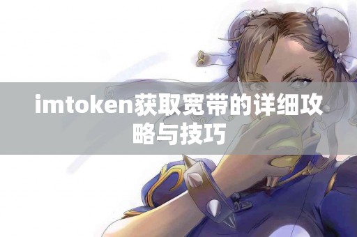 imtoken获取宽带的详细攻略与技巧