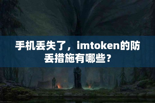 手机丢失了，imtoken的防丢措施有哪些？