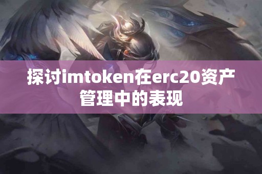 探讨imtoken在erc20资产管理中的表现
