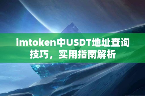 imtoken中USDT地址查询技巧，实用指南解析